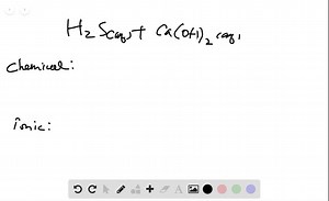 Mixing hydrosulfuric acid (H2 S) and aqueous calcium hydroxide produces water and aqueous calcium sulfate. | Numerade