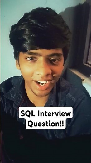 SQL interview question - Tamil #sql #interview #mysql