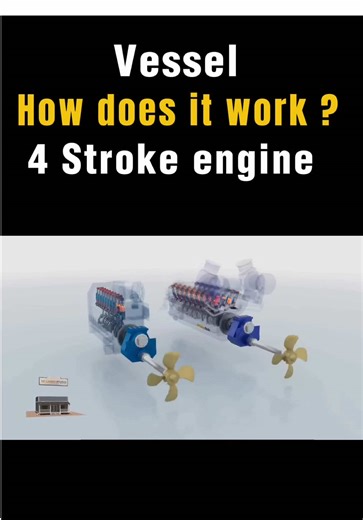 การทำงานของเครื่องยนต์ 4-จังหวะบนเรือ #Engineering #TechTok #เครื่องยนต์ #ช่างเพ้อจริงๆ