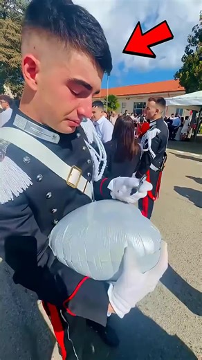 Emotional Graduation Tribute with Balloons