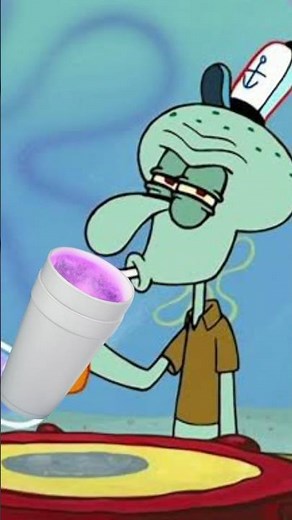 Squidward tried LEAN?!! 😱 #memes #spongebob #spongebobmemes #meme #mrkrabs
