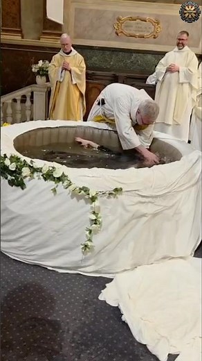 Baptizing an Adult in the Catholic Church #catholic #religion #jesus