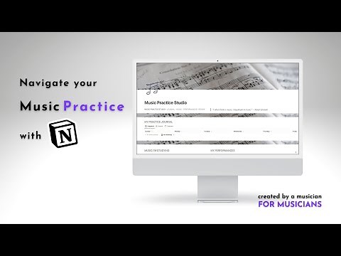 Notion for Music Practice | Notion Template Sneak Peak!!