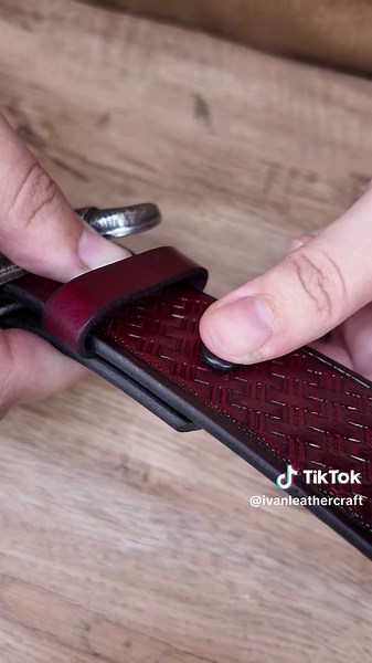 Create Your Own Signature Embossed Leather Belt