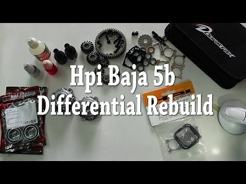 Hpi baja differential rebuild.