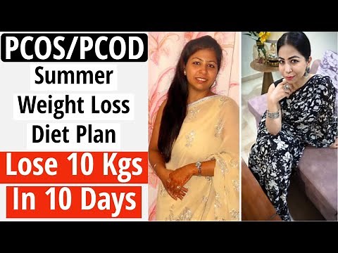 How To Lose Weight Fast With PCOS/PCOD In Summer | Diet Plan To Lose 10 Kgs In 10 Days | Fat to Fab