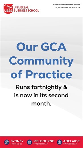 Get ready to have insights by Caroline Rowe, Academic Lead – Adelaide, MBA Lecturer, UBSS #UBSS #UBSSsydney #UbssAdelaide #UBSSMelbourne #upcomingsession #GCA #communityofpractice | UBSS