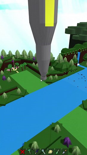 Self guiding nuclear missile in BABFT #shorts #buildaboatfortreasure #roblox #babft