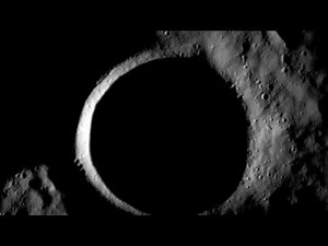 Shackleton Crater at the Moon's South Pole, In Total Darkness -May Have Water Ice | NASA