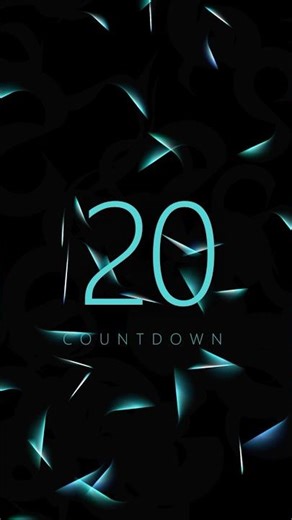 20s Silent Ribbon Timer 🎀 Flowing Colors (No Sound) #Shorts