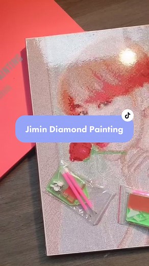Jimin Diamond Painting Project: BTS DIY Art