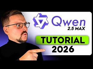 Qwen 2.5 Max Tutorial - 2026 (Beginner Guide) How to use Qwen AI | Qwen AI Tutorial