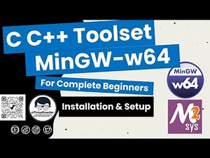 「PinoyKowder」→ How to Install and Setup C C++ Toolset (G++ GCC GDB ) in Windows 10 using MinGW Msys2