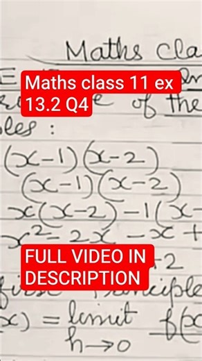 Maths 11 class Ex 13.2 #maths #mathstricks #mathematics #reasoning #education