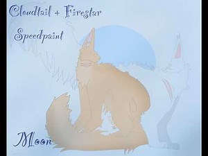 Warriors Cats Cloudtail & Firestar Speedpaint | Warriors Fan Art