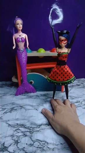 TRANSFORMING LADYBUG AND CUTE PURPLE 💜 MERMAID