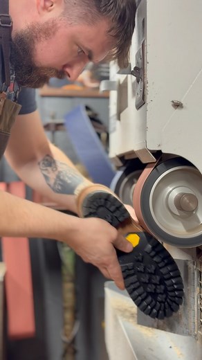 11K views · 1.3K reactions | Our Urban Logger half sole package is one of our top sellers and damn does it look good on these brand new @redwingheritage Slate muleskinners. Get yours rebuilt better in time for the winter. #customboots #redwingboots #heritagestyle #mailservice #cobbler #youtube #craftsmanship | Wyatt & Dad Cobbler Company | Facebook