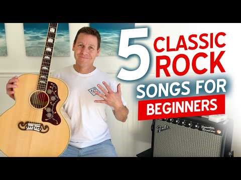 5 Classic Rock Songs Every Beginner Should Learn (PART 1)