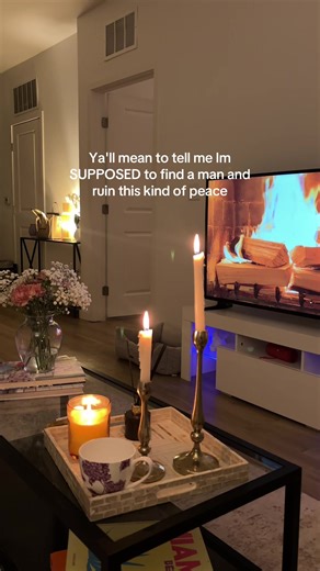 Ya'll telling me living with a man is better than this 🙃😩 #eveningroutine #romanticizeyourlife