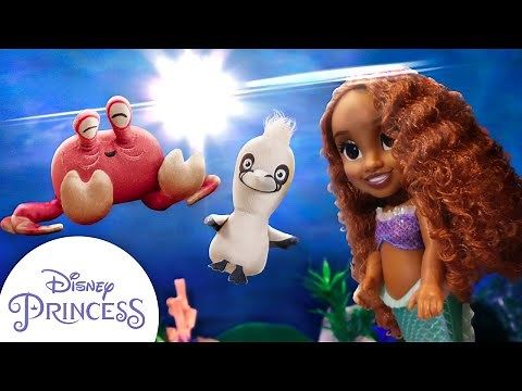 Ariel Learns Human Things | The Little Mermaid | Disney Princess