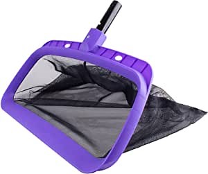 CJGQ Pool Skimmer Net,Reinforced Frame Deep Rake Net for Cleaning Leaf in Swimming Pool & Pond