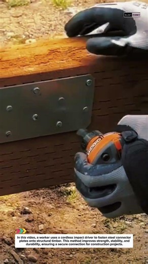 Heavy-Duty Timber Connection! Fastening Structural Brackets with Precision