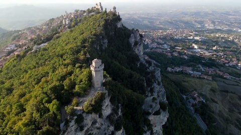 The Medieval Charm of San Marino Explored by Drone