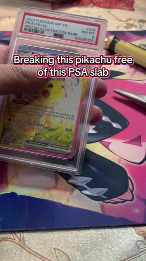 Upgrading PSA 8 Pikachu Card: Breaking Free from the Slab