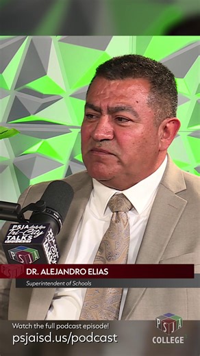 On this weeks episode of our PSJA Tri-City Talks Podcast, PSJA Superintendent of Schools Dr. Alejandro Elias joined us for a midyear conversation reflecting on the highlights of first half of the school year. In this clip, he shares how the renovations to our beloved PSJA Auditorium Dome will serve generations to come. Set to open fall 2016, the state-of-the art auditorium will serve students from across all our schools and have a seating capacity of over 1,200. To listen to the full podcast, vi