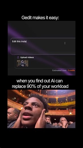 @gedit.ai on Instagram: "Comment “Edit” and I’ll send you a link to AI Editing 🎯"