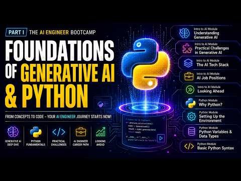 🚀 How to Become an AI Engineer | Generative AI + Python Fundamentals | Part 2