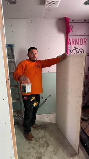 installing hardie backer in the shower wall