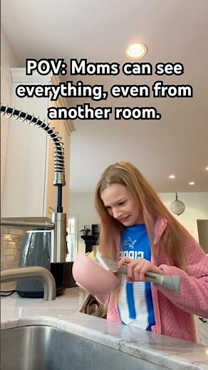 POV: Moms can see everything, even from another room! 😳