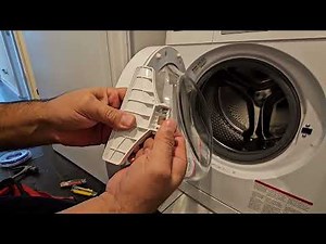 blomberg wm77120nbl01 front-load washing machine locked