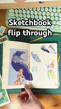 A peek into my sketchbook ✨ #artprocess