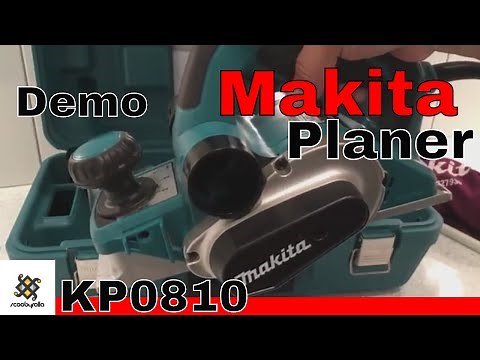 Makita Power Planer KP0810K & Demo