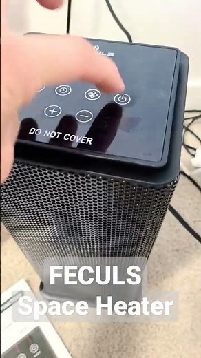 Feculs Space Heater 1500W Review (Tip Over Protection)