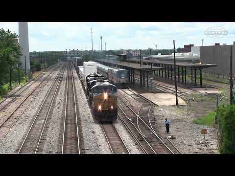 Amtrak Crescents meet at Birmingham AL!