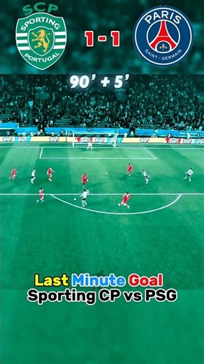 Luis Suárez Last Minute Goal vs PSG #luissuárez #sportingcp #psg #uefachampionsleague