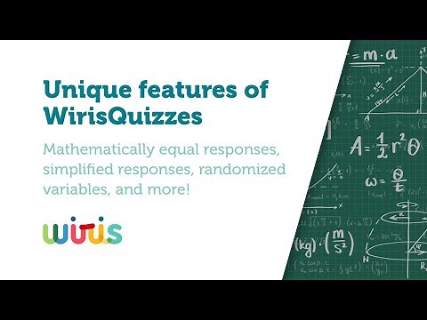 Unique features of WirisQuizzes