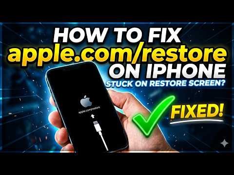 Fix support.apple.com/iphone/restore On iPhone!