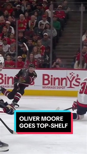 Oliver Moore Scores Stunning Goal for Chicago Blackhawks
