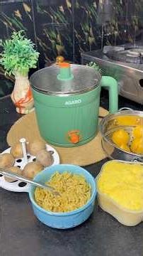 एकाच मशीनमध्ये चहा, मॅगी आणि मोदक सुद्धा! | Agaro Multi-Cook Kettle Review#shorts #youtubeshorts