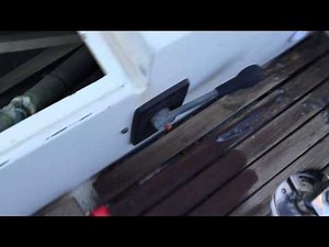 DIY Boat Restoration:Whale Gusher Irchin Bilge Pump in action