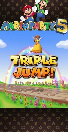 Triple Jump - Mario Party 5 #shorts #funnyminigames