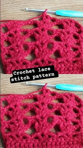 Easy Crochet Lace Stitch Tutorial #diy #crochet