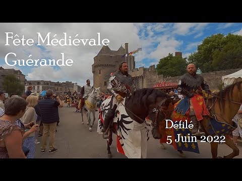Défilé - Fête Médiévale Guérande 2022 [4K] #bretagne #guerande #medievale