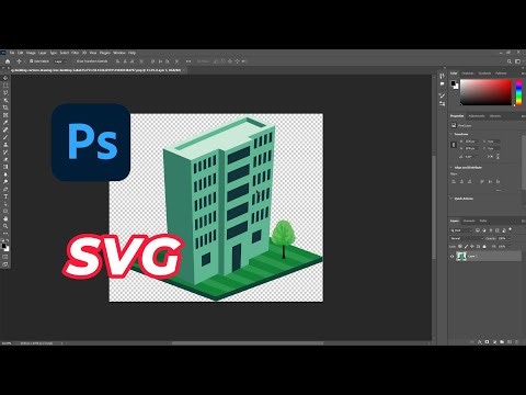 How to convert or save files as SVG Format in Adobe photoshop