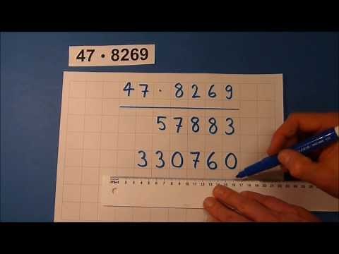 Tutorial: Schriftliche Multiplikation (mit zweistelligen Zahlen)