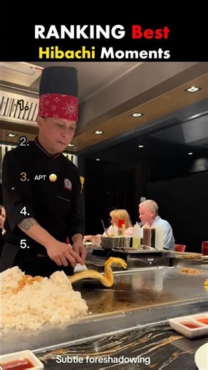 Ranking Best Hibachi Moments😮‍💨😮‍💨
